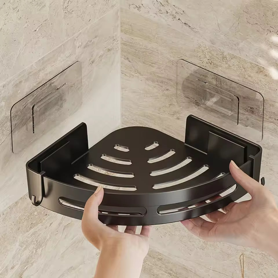 🚿✨ ESTANTE ADHESIVO PARA DUCHA – MÁS ORDEN, SIN TALADROS 🛁