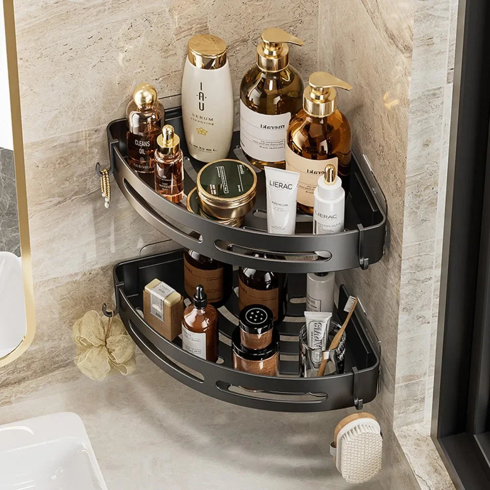 🚿✨ ESTANTE ADHESIVO PARA DUCHA – MÁS ORDEN, SIN TALADROS 🛁
