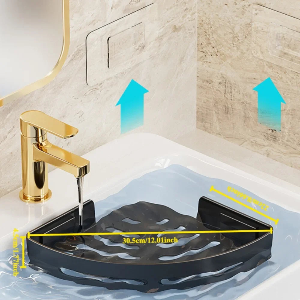 🚿✨ ESTANTE ADHESIVO PARA DUCHA – MÁS ORDEN, SIN TALADROS 🛁