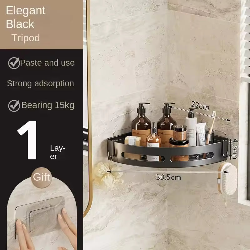 🚿✨ ESTANTE ADHESIVO PARA DUCHA – MÁS ORDEN, SIN TALADROS 🛁