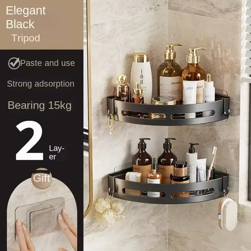 🚿✨ ESTANTE ADHESIVO PARA DUCHA – MÁS ORDEN, SIN TALADROS 🛁