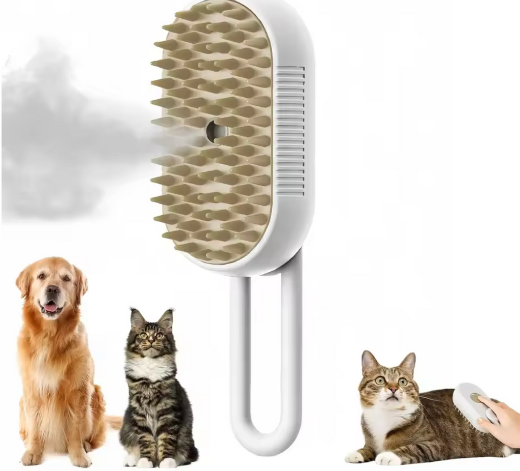 Cepillo para Perros y Gatos con Suave Brisa