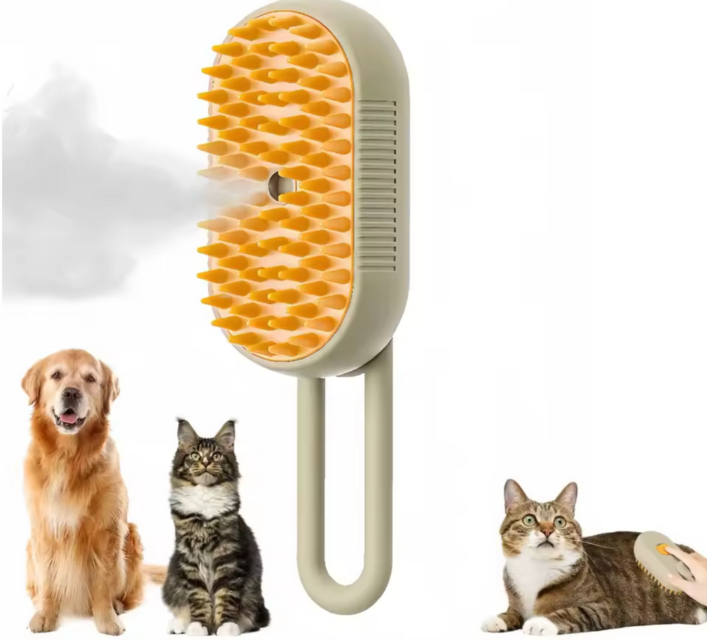 Cepillo para Perros y Gatos con Suave Brisa