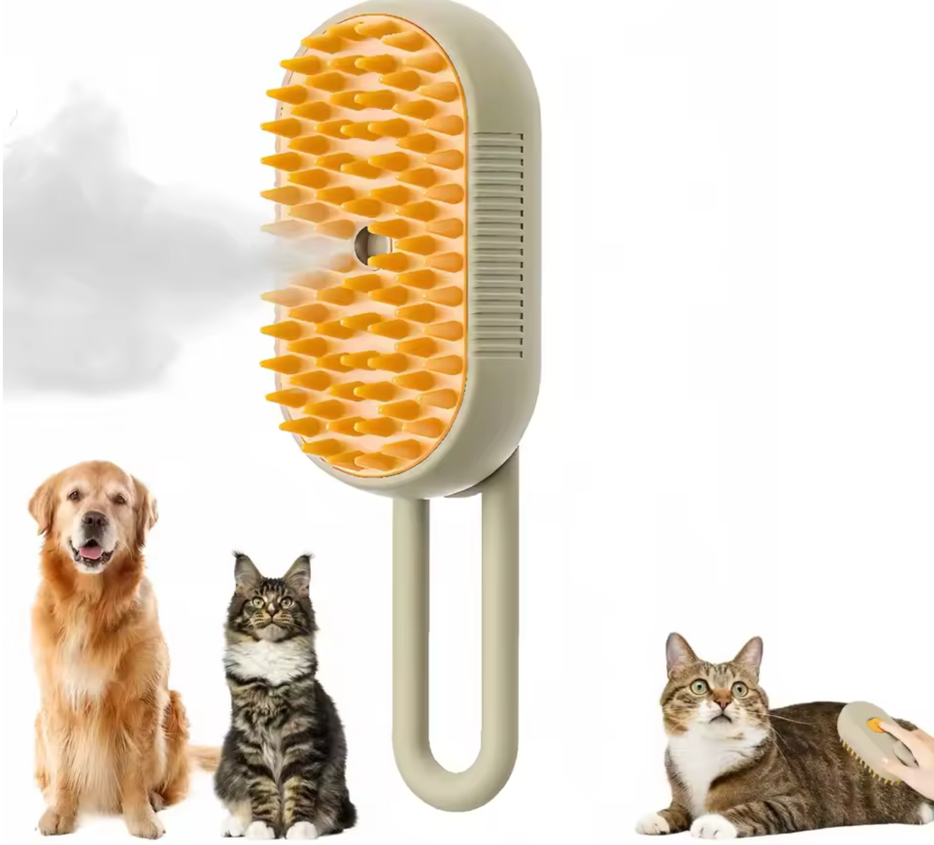 Cepillo para Perros y Gatos con Suave Brisa