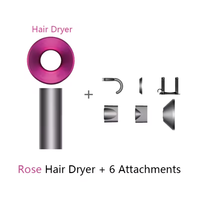 Secador de Pelo 5 en 1 con Tecnología Iónica y Difusor ✨