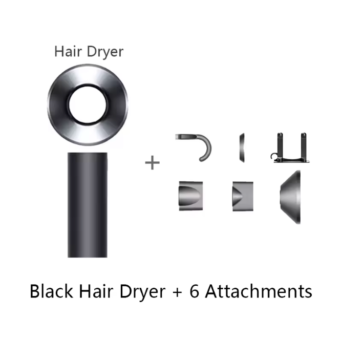 Secador de Pelo 5 en 1 con Tecnología Iónica y Difusor ✨