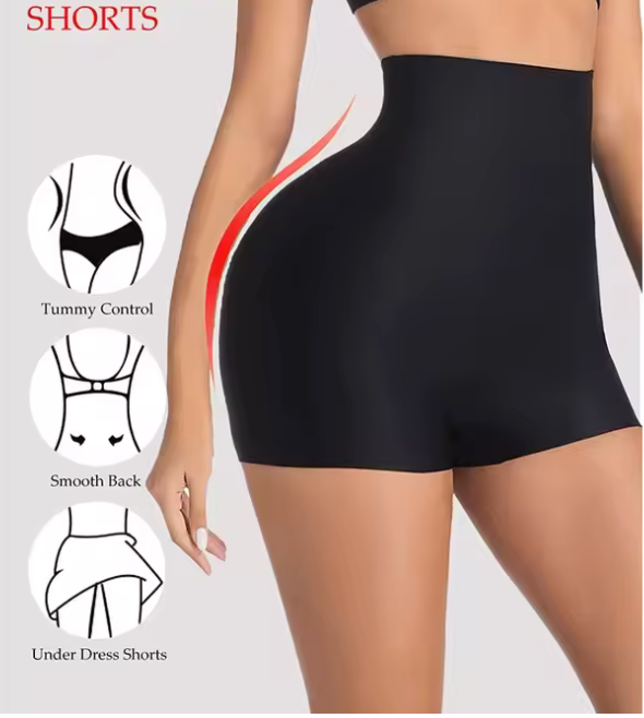 Pantalones Reductores de Cintura Alta para Mujer – Moldeador, Control de Abdomen y Levantamiento de Glúteos