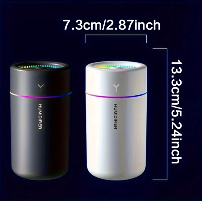 🌈 HUMIDIFICADOR AROMÁTICO LED – AMBIENTE PERFECTO EN CUALQUIER LUGAR ✨