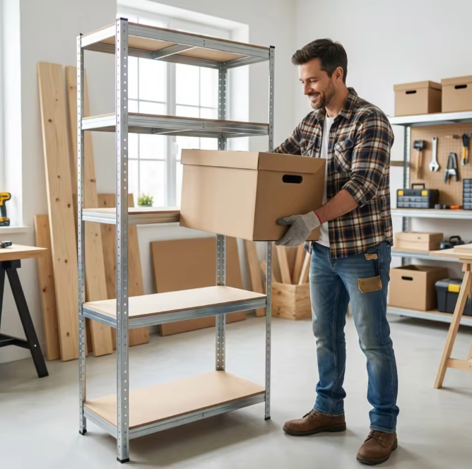 Estantería Metálica de 5 Niveles – Resistente, Ajustable y Fácil de Montar 💪
