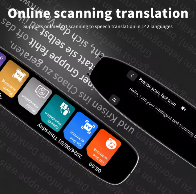 📖 Pluma Traductora Inteligente | Escanea, Traduce 142 Idiomas y Lee en Voz Alta 🌍🔊