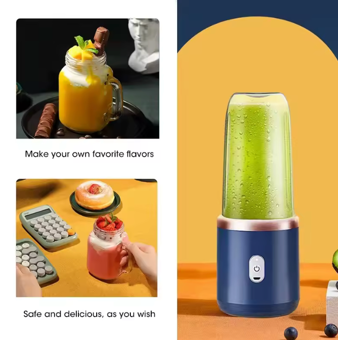 🥤✨ Mini Batidora Portátil Recargable – Batidos y Zumos Frescos en Cualquier Lugar