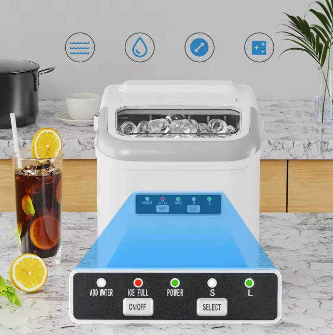 🧊✨ Máquina de Hielo Portátil – Cubitos Listos en Solo 6 Minutos