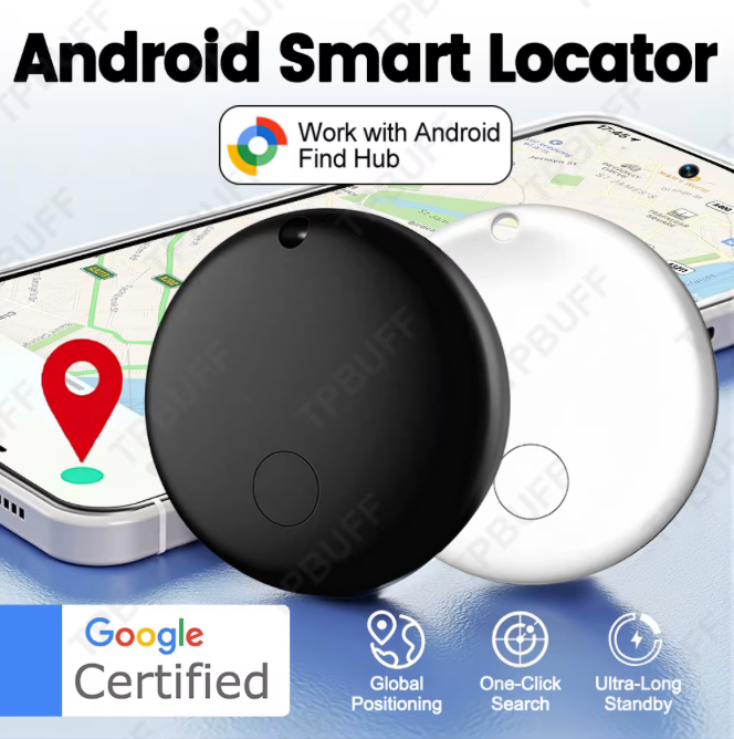 📍🐾 Rastreador GPS Inteligente para Mascotas, Niños y Equipaje – Localización Precisa mediante Google Find My Device