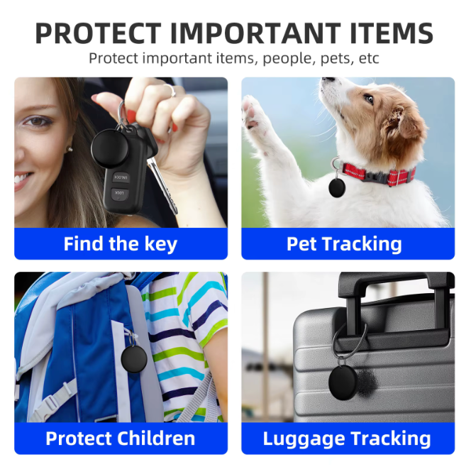 📍🐾 Rastreador GPS Inteligente para Mascotas, Niños y Equipaje – Localización Precisa mediante Google Find My Device