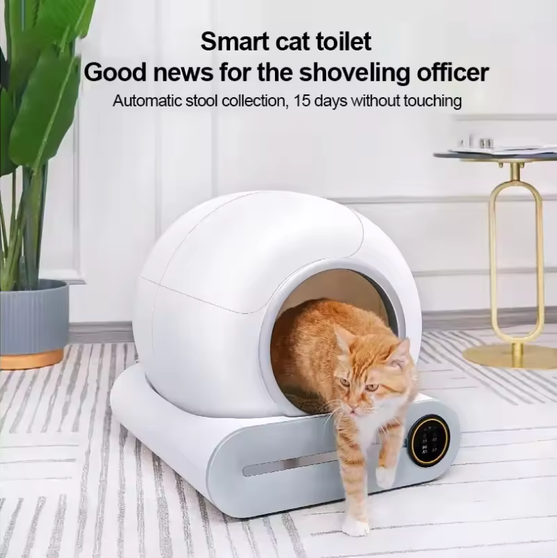 🐱✨ Arenero Inteligente Automático 65L – Autolimpieza, Control por App y Control de Olores