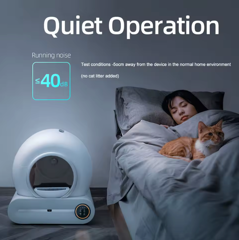 🐱✨ Arenero Inteligente Automático 65L – Autolimpieza, Control por App y Control de Olores