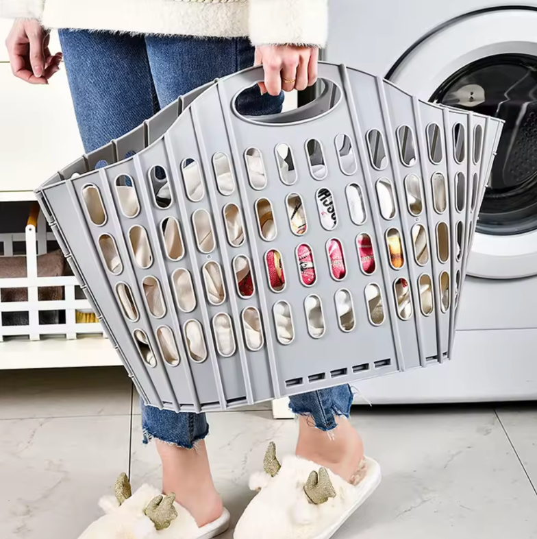 🧺✨ Cesto de Ropa Plegable de Gran Capacidad – Organizador Portátil y Ahorra Espacio