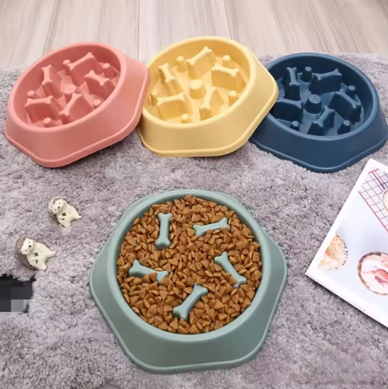 🐶🐱✨ Comedero Antivoracidad para Perros y Gatos – Alimentación Lenta y Diseño Antideslizante