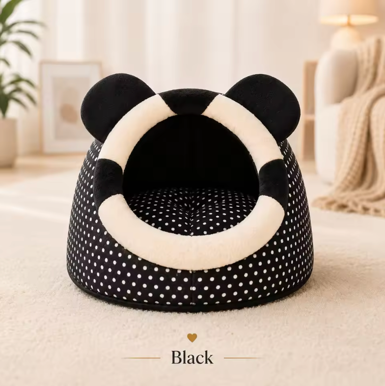 🐶🐱🛏️ Cama Cueva para Mascotas 40×40×32 cm – Acogedora, Impermeable y Antideslizante