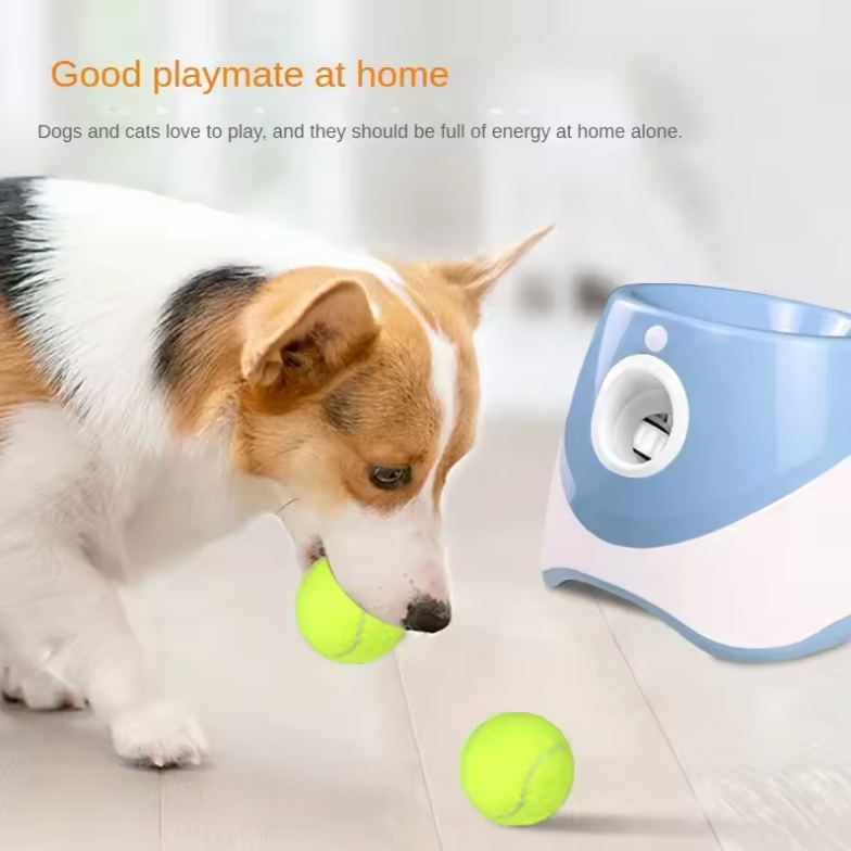 🐶🎾 Lanzador Automático de Pelotas para Perros – Juguete Interactivo Recargable