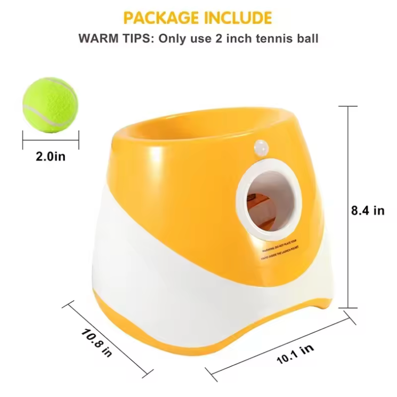 🐶🎾 Lanzador Automático de Pelotas para Perros – Juguete Interactivo Recargable