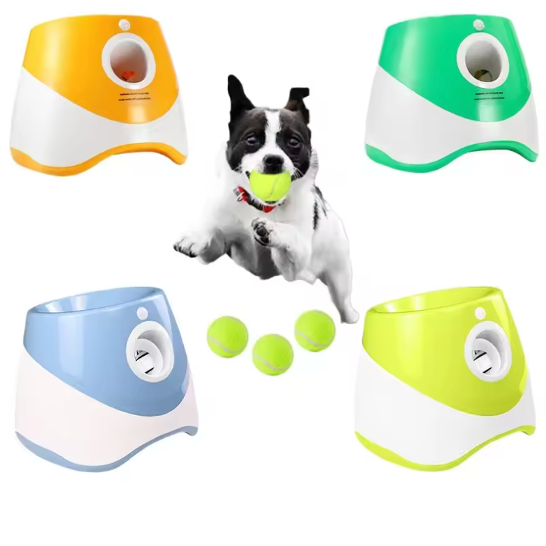 🐶🎾 Lanzador Automático de Pelotas para Perros – Juguete Interactivo Recargable