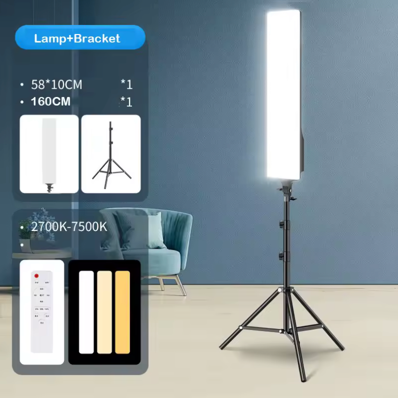 💡 Luz LED Tricolor 58 cm | Iluminación Profesional para Fotos y Vídeos
