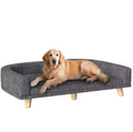 🐶 Sofá Elevado para Perros Grandes | Cama Cómoda con Cojín Lavable