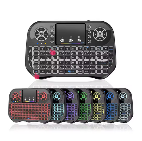 ⌨️ Teclado Inalámbrico Retroiluminado | 7 Colores y Diseño Moderno