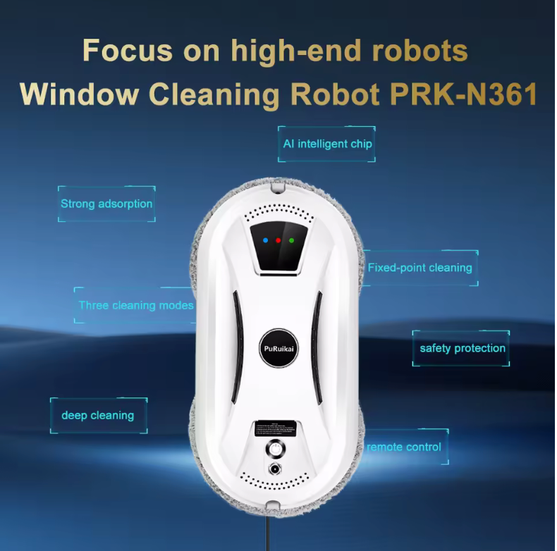 🪟 Robot Limpiacristales Eléctrico | Limpieza Automática de Ventanas