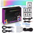 🚗✨ Kit de Luces LED RGB para Coche | Iluminación Ambiental Multicolor