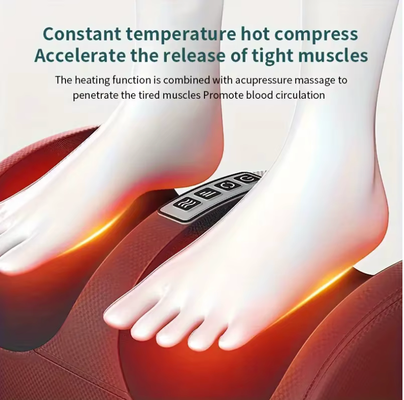 🦶 Masajeador Eléctrico de Pies | Masaje Shiatsu + Calor Relajante ✨