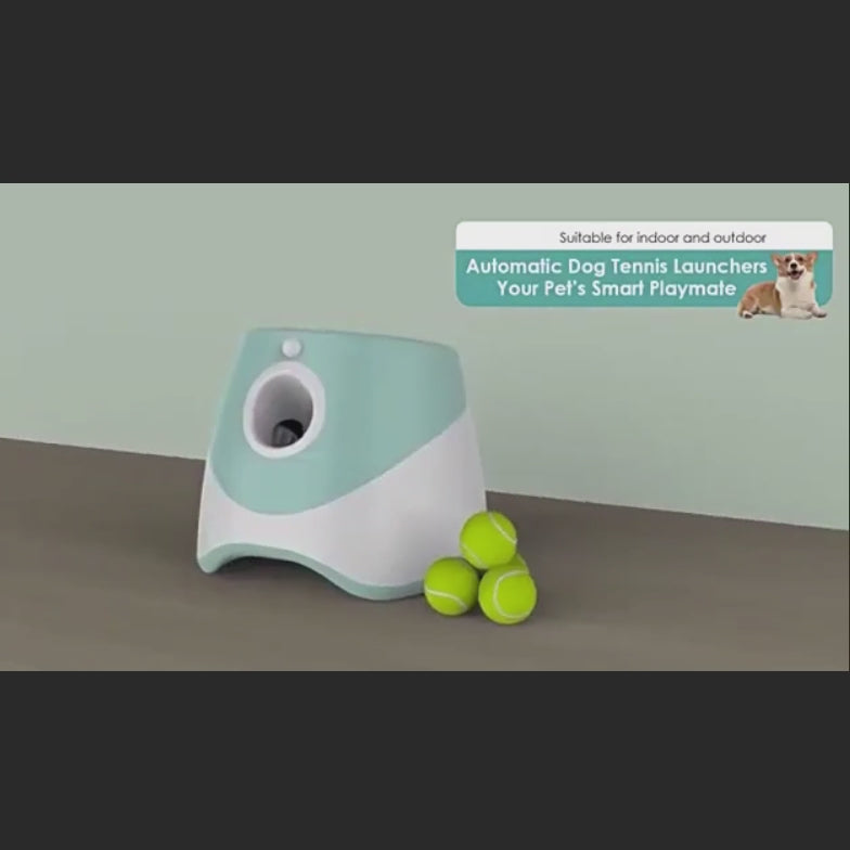 🐶🎾 Lanzador Automático de Pelotas para Perros – Juguete Interactivo Recargable